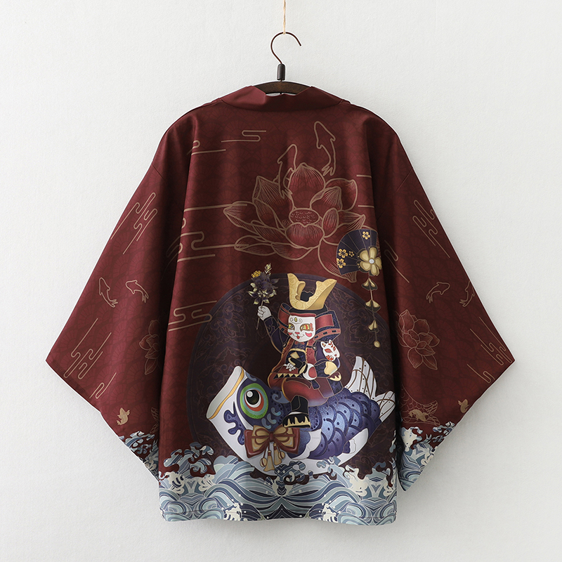 2010惠比喵和风羽织浴衣动漫周边男女开衫外套日系秋季衣服