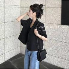 批发夏装韩版大码女装<b class='q'>小西装</b>外套小个子设计感西服上衣M 4XL200斤