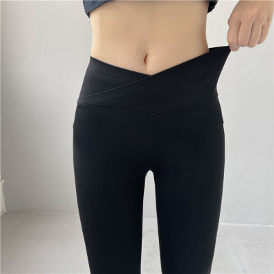 实拍鲨鱼裤女外穿瘦腿收腹紧身打底芭比裤高腰提臀瑜伽裤春夏薄款