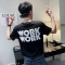 夏季T恤男ins潮牌白色半袖2022新款潮流痞帅短袖衣服半截袖帅轮播图2