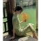 2022年新款夏装年轻款改良版高档少女高级感绿色旗袍中国风连衣裙轮播图3