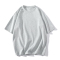 300g重磅美式高街纯色宽松落肩圆领棉tT恤2022夏季新款日系短袖男轮播图3