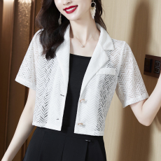 批发宽松蕾丝小短装上衣开衫小<b class='q'>西装</b>