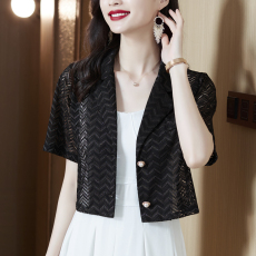 批发宽松蕾丝小短装上衣开衫<b class='q'>小西装</b>