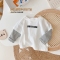 儿童假两件长袖T恤2022新款春秋季童装男童女童宝宝白色上衣潮轮播图1