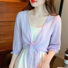 批发已出货2026夏新款品防晒衣短款外搭开衫<b class='q'>小</b><b class='q'>披肩</b>