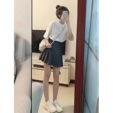 批发高级感T恤半身裙两件套装夏季学院风甜美法式桔梗温柔穿搭<b class='q'>连衣裙</b>