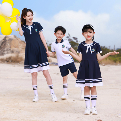 夏季中小学生校服班服幼儿园园服儿童短袖运动套装