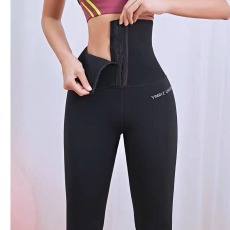 批发超高腰<b class='q'>收腹</b>瑜伽<b class='q'>裤</b>女塑形束腰紧身提臀排扣运动健身服<b class='q'>产后</b>塑身