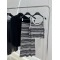 现货供应 韩版设计感复古条纹套装吊带背心+半身裙高腰中长款裙子轮播图5