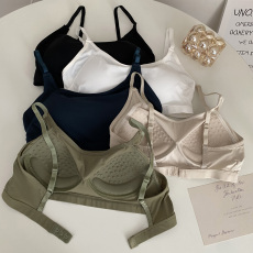 批发实价实拍 早<b class='q'>春</b>吊带冰丝内衣文胸固定杯美背防走光抹胸女裹胸