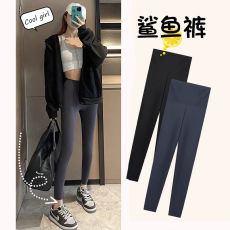 批发鲨鱼裤外穿女打底裤2025<b class='q'>春</b>夏薄款高腰强力瘦腿提臀收腹瑜伽裤