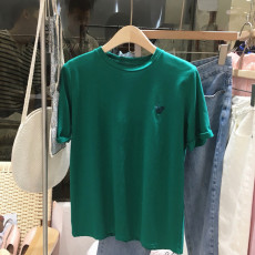 短袖t恤女新款韩版ins潮学生宽松刺绣小米奇简约百搭半袖上衣
