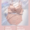 冰丝套装夏薄款聚拢小胸上托无钢圈收副乳胸罩少女文胸甜美内衣女轮播图1
