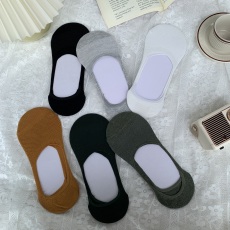 批发实拍实价 夏季薄款<b class='q'>船</b><b class='q'>袜</b>纯色镂空网眼透气硅胶防滑袜子3双装