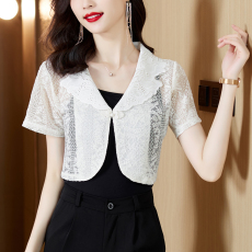 批发大量——<b class='q'>新款</b>蕾丝开衫短装小外套 <b class='q'>旗袍</b>吊带搭配