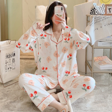 批发新款秋冬季仿棉牛奶丝月子服产后孕妇哺乳衣