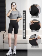 鲨鱼裤女外穿夏季薄款高腰收腹提臀显瘦瑜伽骑行芭比五分打底短裤