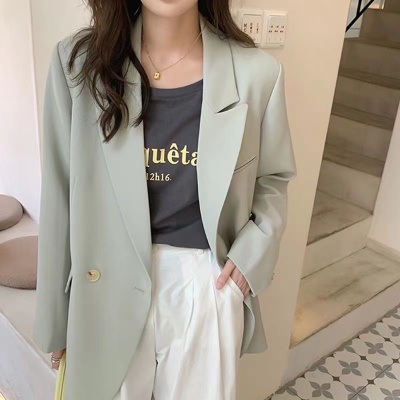 时尚韩版西装外套女秋季新款2022网红炸街休闲百搭洋气西服上衣潮