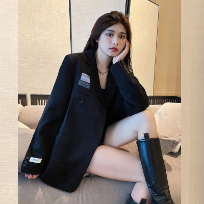 炸街小西装外套女2022年秋冬新款英伦风设计感小众西服上衣外穿潮