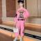 女童套装2022春季新款韩版女孩子时尚卫衣卫裤休闲上衣长裤两件套轮播图3