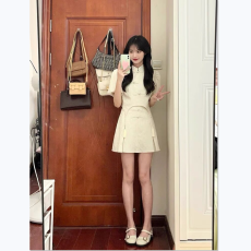 新中式日常改良旗袍连衣裙女夏季小众设计年轻少女款裙子国风短裙
