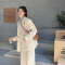 小个子显高套装女2022秋冬酷女孩穿搭灯芯绒西装洋气减龄两件套潮轮播图1