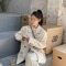 小个子显高套装女2022秋冬酷女孩穿搭灯芯绒西装洋气减龄两件套潮轮播图2