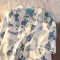 实价 短袖衬衫男夏季薄款外套ins潮牌满印夏威夷沙滩风衬衣轮播图1