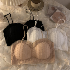 批发实拍实价 美背吊带胸垫外穿打底抹胸一体内衣文胸背心内搭背心