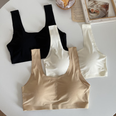 批发韩版内搭神器带胸垫无钢圈抹胸 运动跑步打底吊带小背心 