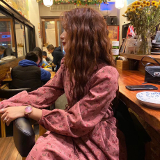 批发2026早<b class='q'>春</b>大码灯芯绒碎花遮胯长裙显瘦仙女玫瑰花连衣裙M-4XL200斤