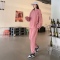 实拍 2022秋季新款网红减龄休闲两件套装女宽松卫衣减龄ins运动轮播图1