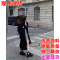 JOEYJOY酒一黑色风衣外套女2022年新款春秋韩风中长款chic风大衣轮播图1
