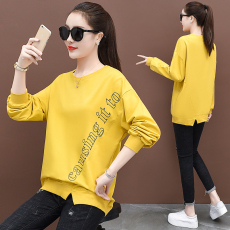 批发<b class='q'>卫衣</b>女春秋薄款早秋女装2026新款潮秋衣女外穿<b class='q'>宽松</b>韩版不带帽上衣