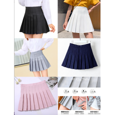 批发22新款夏季ins辣妹超百搭百褶裙运动短裙学院风半身裙