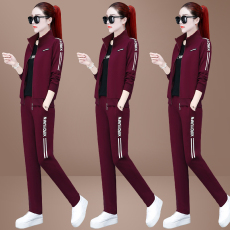 批发<b class='q'>中老年</b>运动套装女春秋2026新款40岁50妈妈<b class='q'>秋装</b>洋气外套中年阔太太