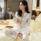 秋季6535棉月子服孕妇哺乳长袖睡衣女怀孕期时尚家居服轮播图4