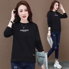 批发春秋款女士卫衣2026年春季新款女装圆领时尚爆款<b class='q'>中年</b>妈妈宽松上衣