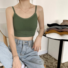 Photographed New Comfortable Beautiful Back Sexy Strappy Bra Top with Adjustable Underwire Bralette