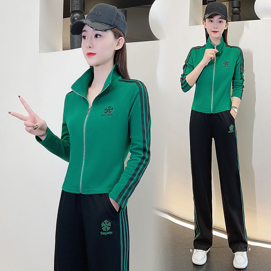 2026 봄 가을 새로운 품격 패션 세트 슬림해 보이는 스포츠 슈트 투피스 세트
