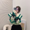 甜美减龄双层娃娃领针织开衫女2022年秋季新款韩版设计感小众毛衣轮播图2