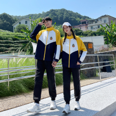 批发2025秋装新款实拍情侣装班服套装学生运动会校服 班服 三件套现货