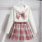 女童春秋套装童装2022新款网红洋气时髦连衣裙JK裙儿童衣服两件套轮播图2