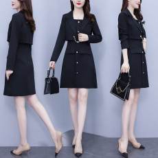 批发实拍胖妹妹mm气质套装大码2026新款春装上衣连衣裙