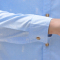 秋季男士长袖衬衫韩版潮流印花青年休闲商务职业修身免烫衬衣轮播图5