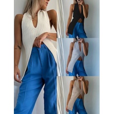 批发欧美新款速卖通亚马逊EBYA性感吊带<b class='q'>背心</b><b class='q'>短</b>款上衣