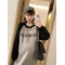 娜娜的孕期穿搭/孕妇秋装新款时尚休闲卫衣连衣裙针织毛衣裙春秋轮播图3