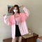 ~渐变牛仔外套女韩版新款设计感扎染宽松长袖夹克上衣潮轮播图5