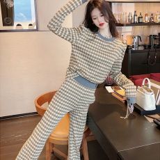 批发炸街运动风套装女2026<b class='q'>春</b>秋季新款时尚气质宽松长袖休闲长裤两件套